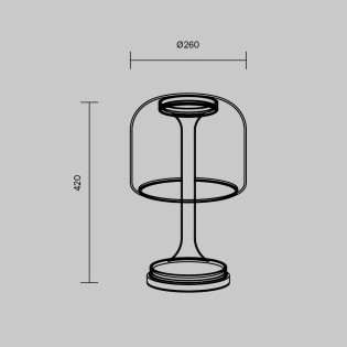 Lampe á poser LED Spirito (18W)