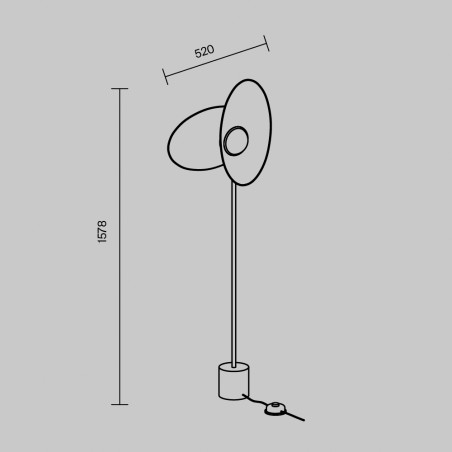 Lampadaire LED Evolution (12W)