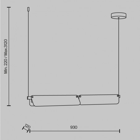 Lampe de plafond LED Flat (20W)
