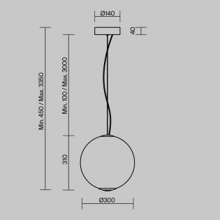 Suspension LED Bruma (15W)