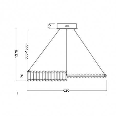 Suspension LED Krone (36W)
