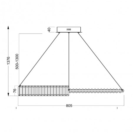Suspension LED Krone (45W)