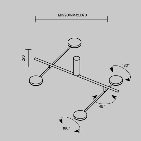 Plafonnier LED Fad (26W)