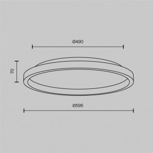 Plafonnier LED Orign (40W)