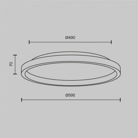 Plafonnier LED Orign (40W)