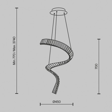 Suspension á LED Krone (48W)
