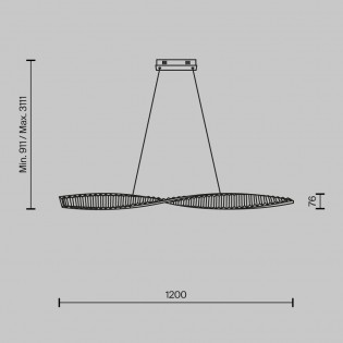 Suspension á LED Krone (36W)