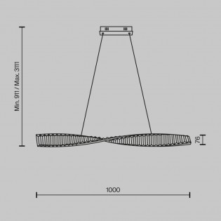 Suspension á LED Krone (27W)