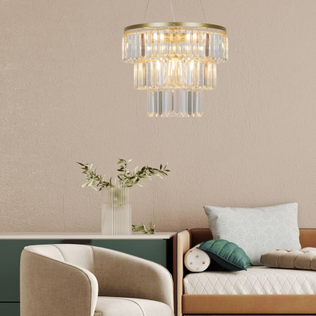 Lámpe de plafond Tifanny (4 lumieres)