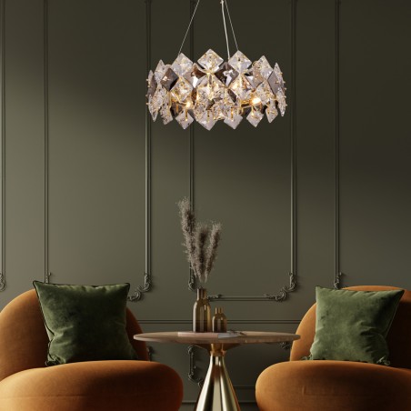 Lámpe a suspension Tiara (6 lumiéres)
