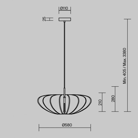 Lampe de plafond Cambio III