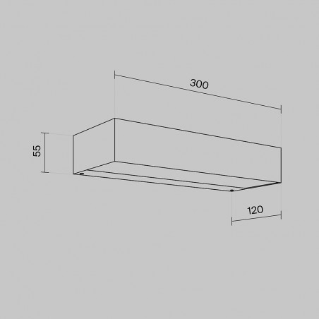 Applique Murale d'exterieur LED Lot (20W)