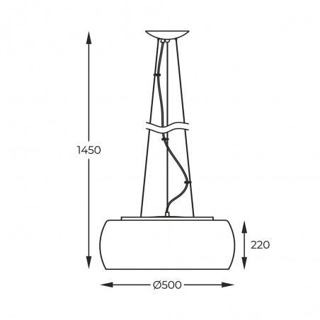 Lampe a suspensión Crystal