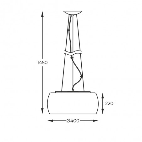 Lampe a suspensión Crystal II