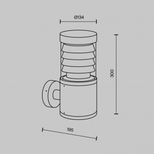 Applique d'extérieur LED Splir (12W)