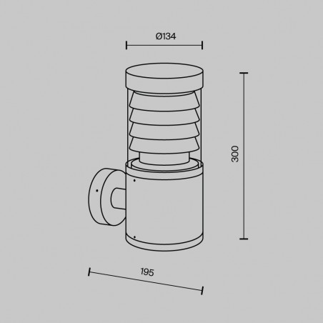 Applique d'extérieur LED Splir (12W)