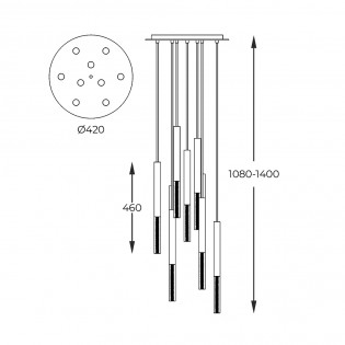 Lampe de plafond LED One (5W)