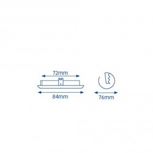 Empotrable Serie 053100 circular