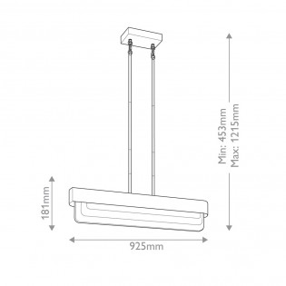 Lampe a suspensión LED Serene (40W)