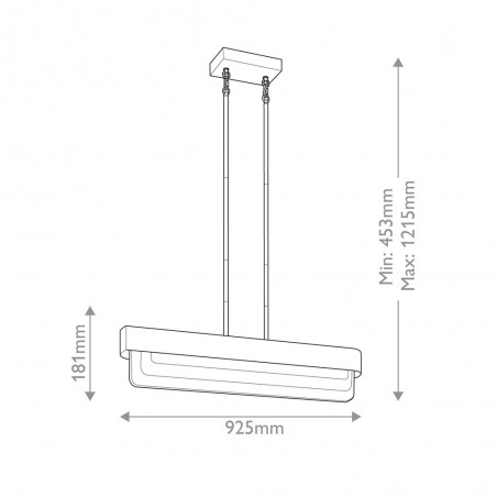 Lampe a suspensión LED Serene (40W)