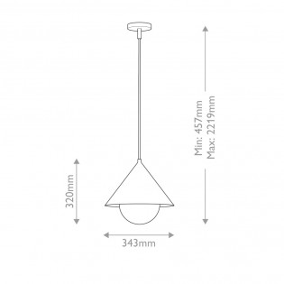 Lampe de plafond Remyck