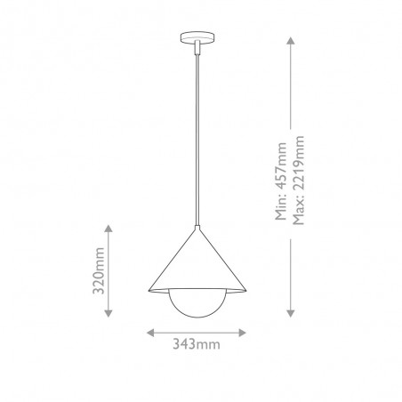 Lampe de plafond Remyck