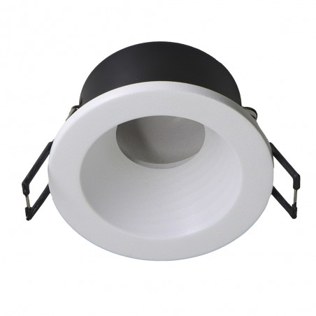 Encastré de plafond rond blanc GU10 PAR11
