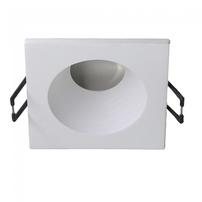 Encastré de plafond carré blanc GU10 PAR11
