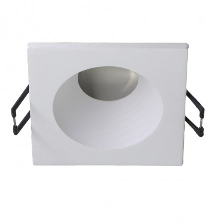 Encastré de plafond carré blanc GU10 PAR11