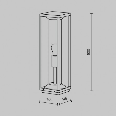 Balisé de exterieur Cell 50