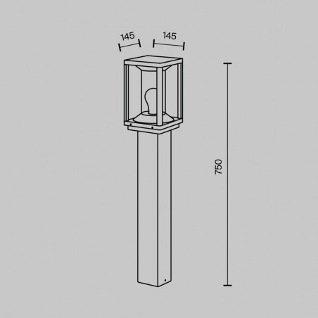 Balisé de exterieur Cell 75