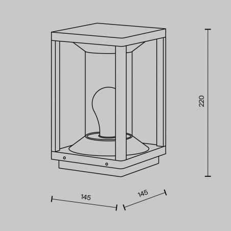 Borne d'extérieur Cell