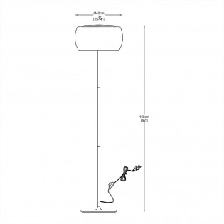 Lampadaire Crystal