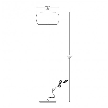 Lampadaire Crystal