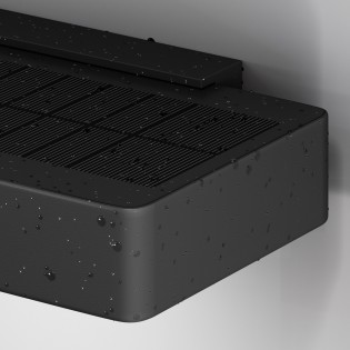 Applique solaire LED avec détecteur de mouvement Pir (2W)