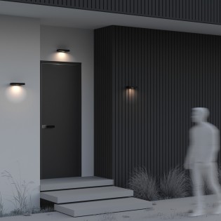 Applique solaire LED avec détecteur de mouvement Pir (2W)