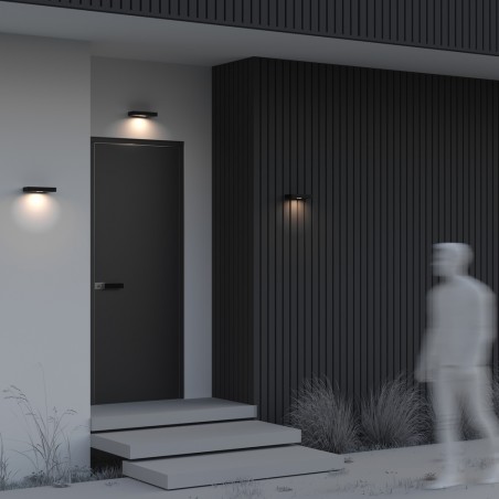 Applique solaire LED avec détecteur de mouvement Pir (2W)