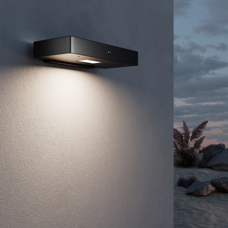 Applique solaire LED avec détecteur de mouvement Pir (2W)