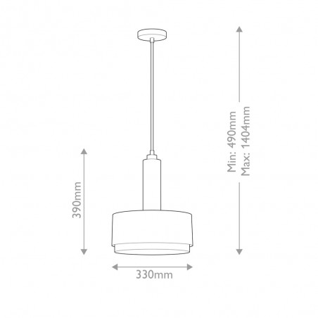 Lampe de plafond Cedric