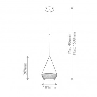 Lampe de plafond Daphne S