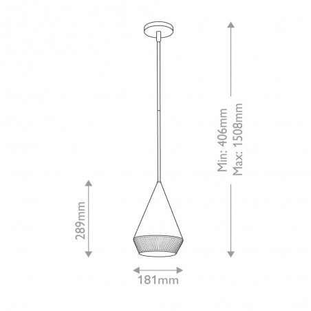 Lampe de plafond Daphne S