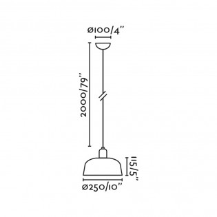 Lampe de plafond Tatawin M Metal