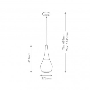 Lampe a suspensión Deela