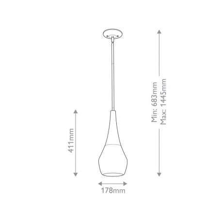 Lampe a suspensión Deela