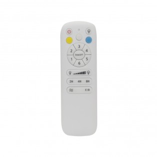 Ventilateur de plafond LED Cavil Blanc CCT Dim (20W)