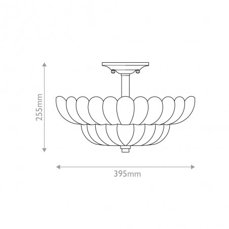 Plafonnier Whitecap M
