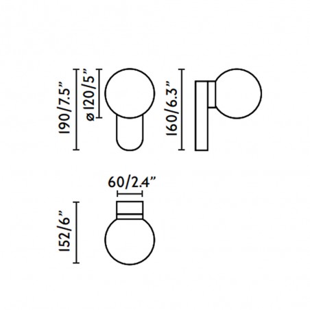 Applique LED pour salle de bain Mabe (6W)