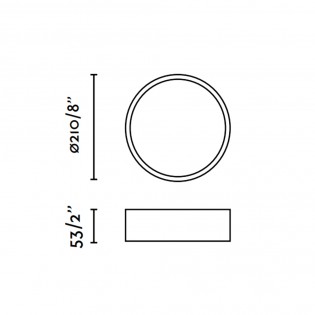 Plafonnier LED Aris (20W)