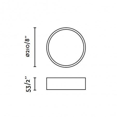 Plafonnier LED Aris (20W)