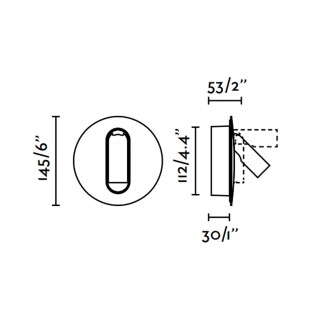 Applique murale de lecture LED Timit (4.5W)